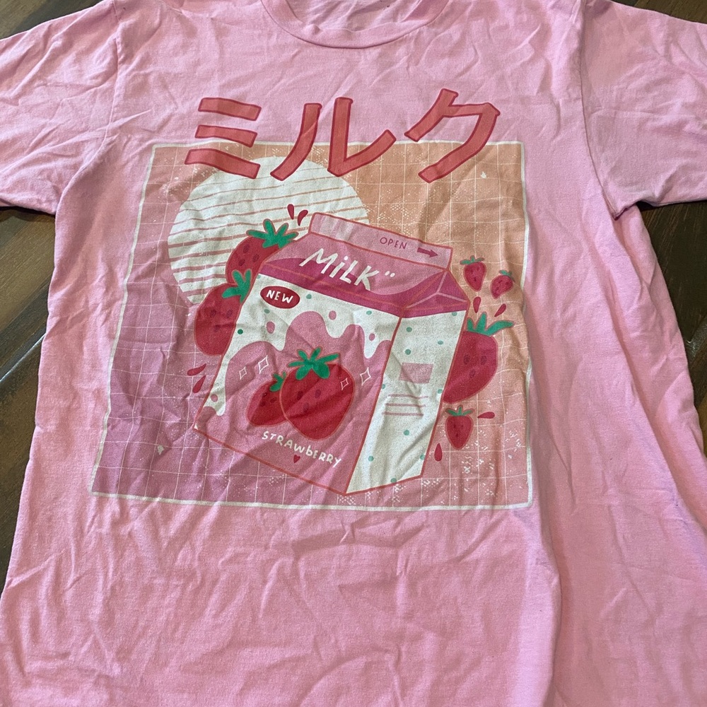 strawberry milk t-shirt